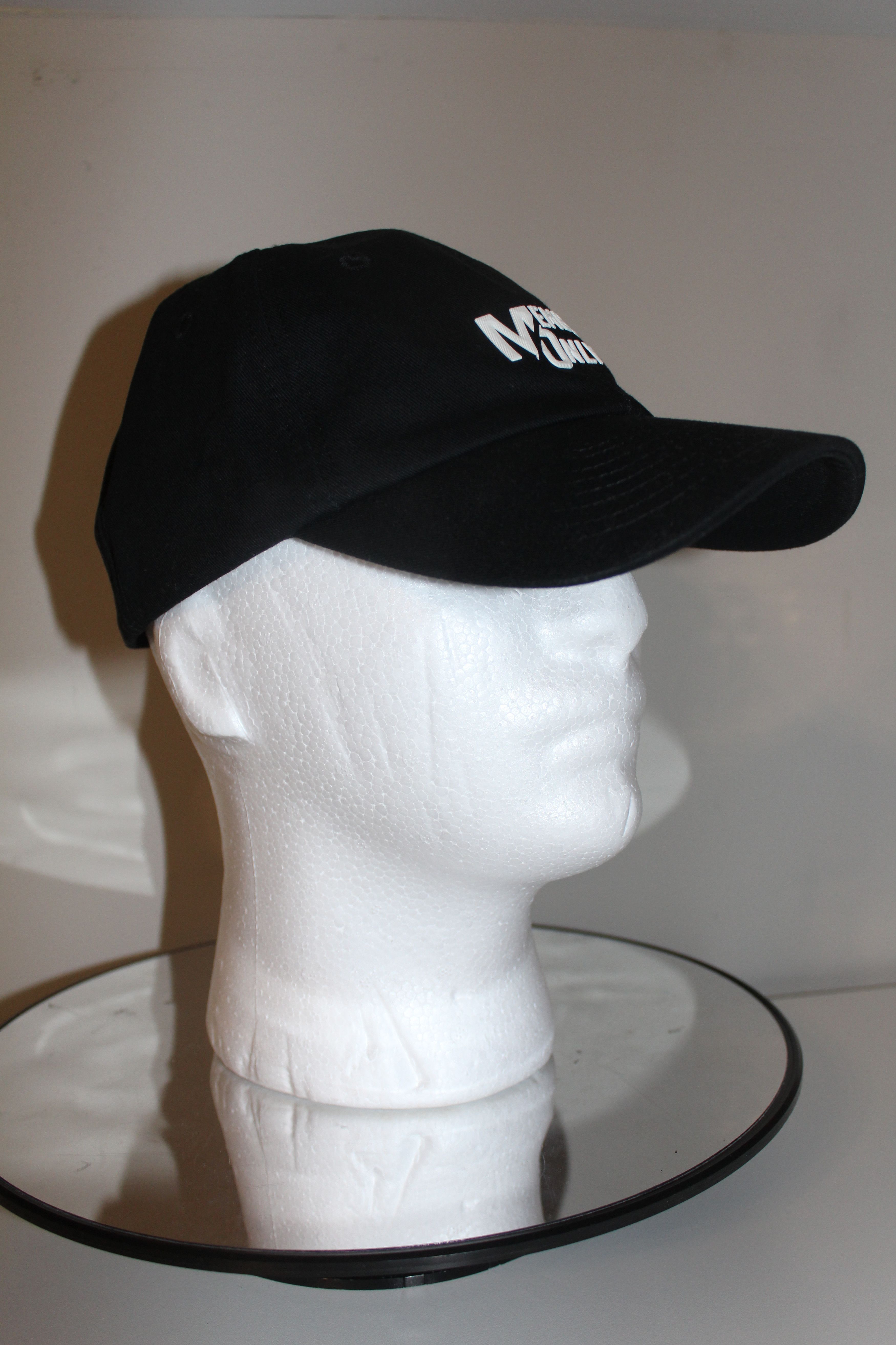 Members Only Members Only Baseball Cap Hat White Lettering Black Size ONE SIZE - 2 Thumbnail