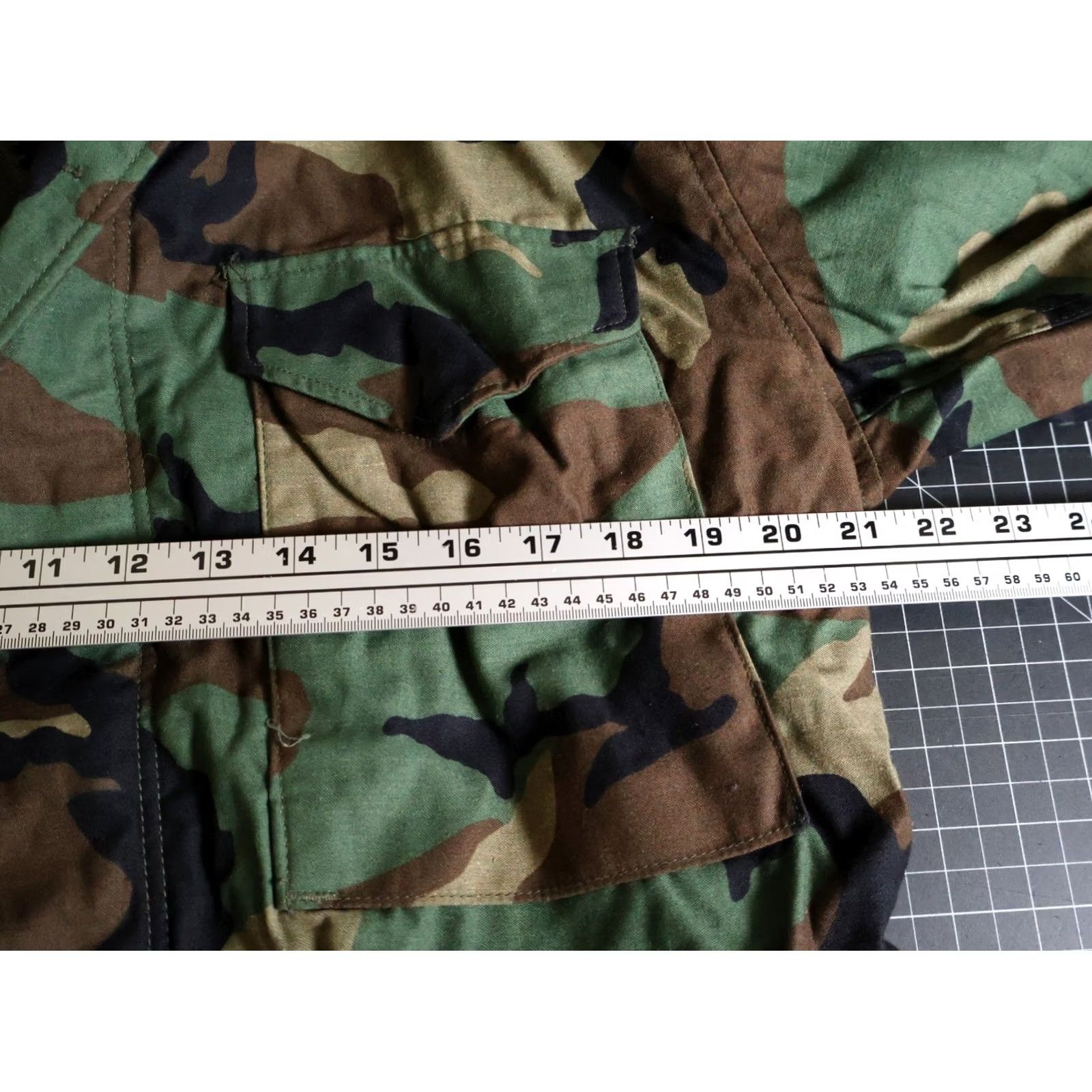 Vintage VINTAGE So-Sew Military Jacket Camouflage Regular Mens Small 80s 90s Hipster Outdoor Full Zip Hooded Lined Pockets Cotton Corduroy? Size US S / EU 44-46 / 1 - 5 Thumbnail
