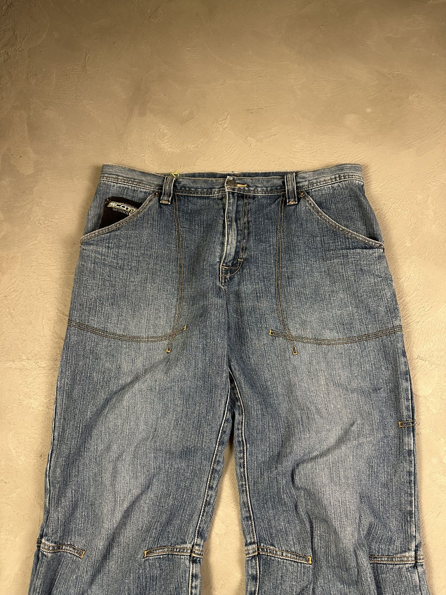 Vintage Vintage Scott Workwear Oversized Baggy Faded Carpenter Pants Size US 38 / EU 54 - 3 Thumbnail
