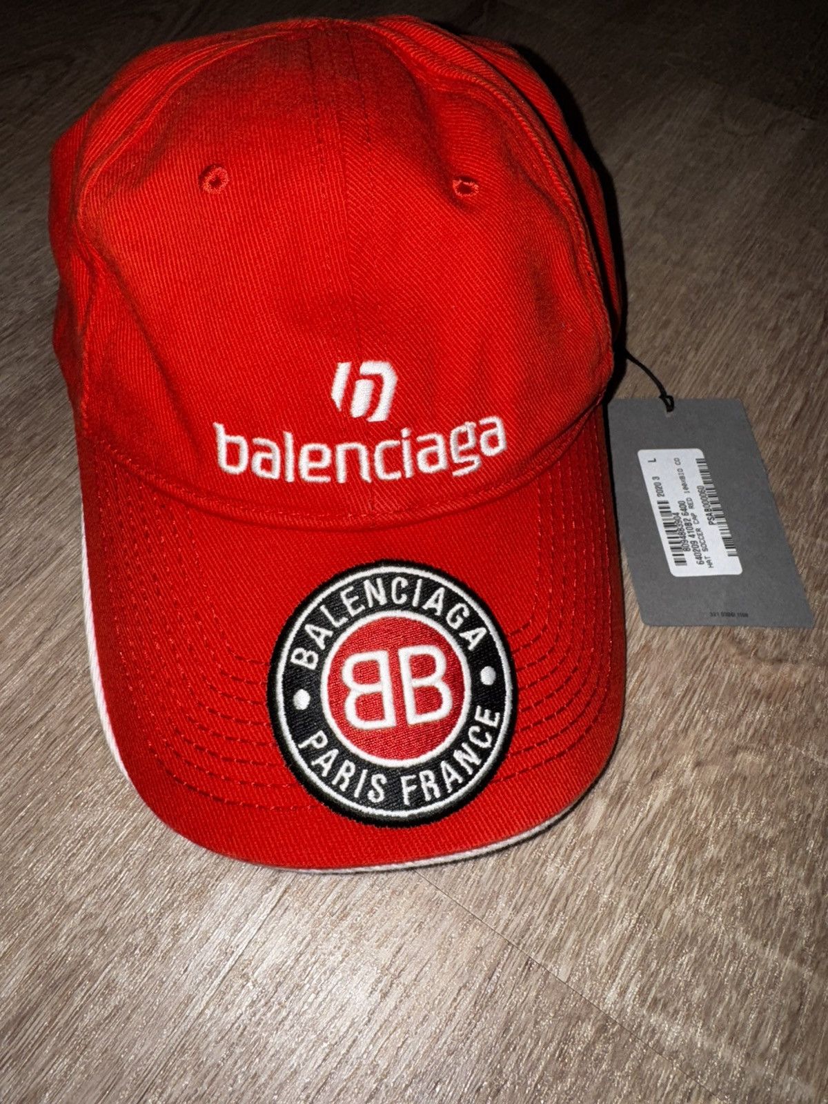 Balenciaga Balenciaga Soccer Cap Red M Size ONE SIZE - 2 Thumbnail