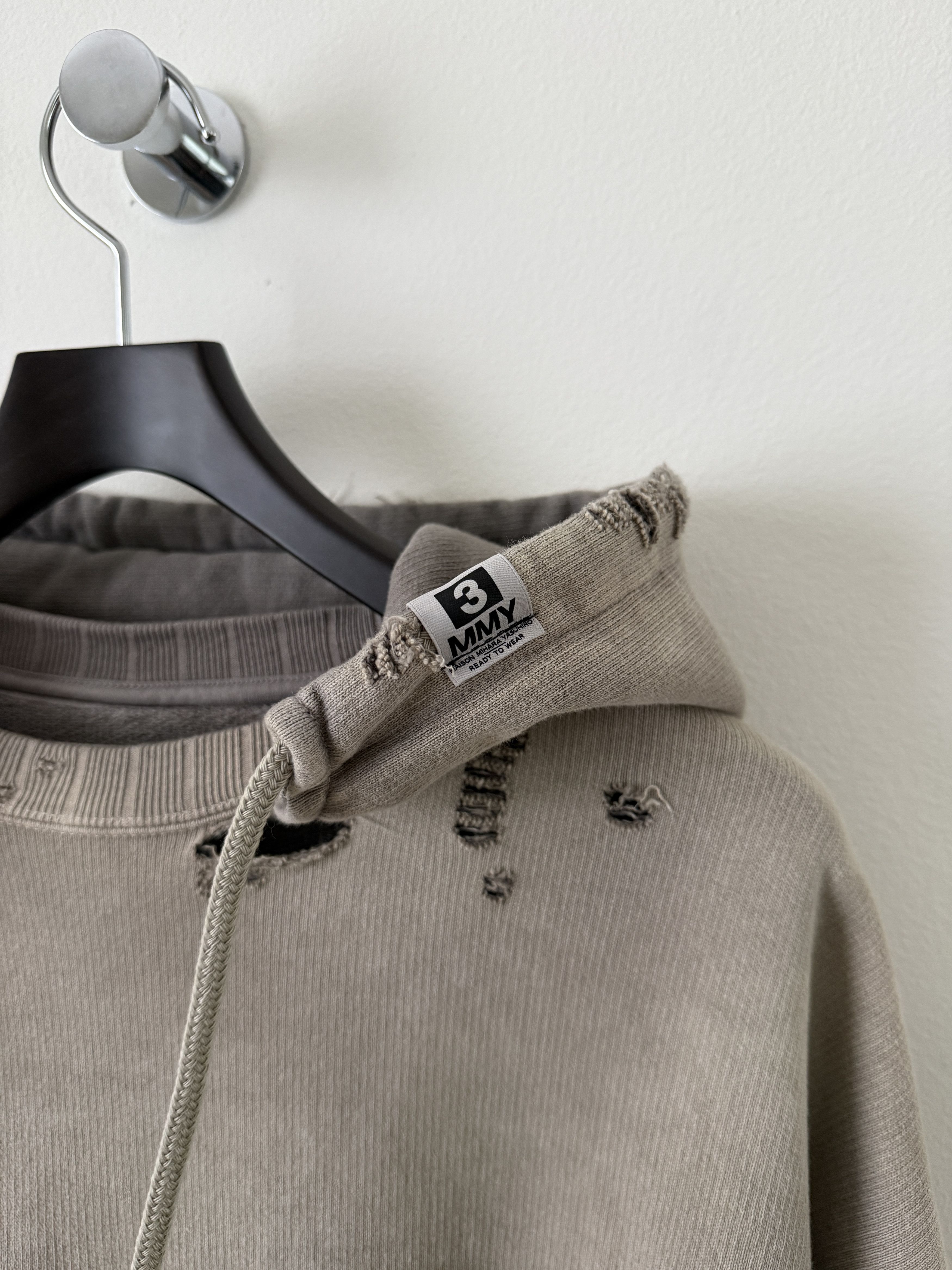 Maison MIHARA YASUHIRO Sun Faded Vintage Crewneck Hoodie Size US S / EU 44-46 / 1 - 8 Thumbnail