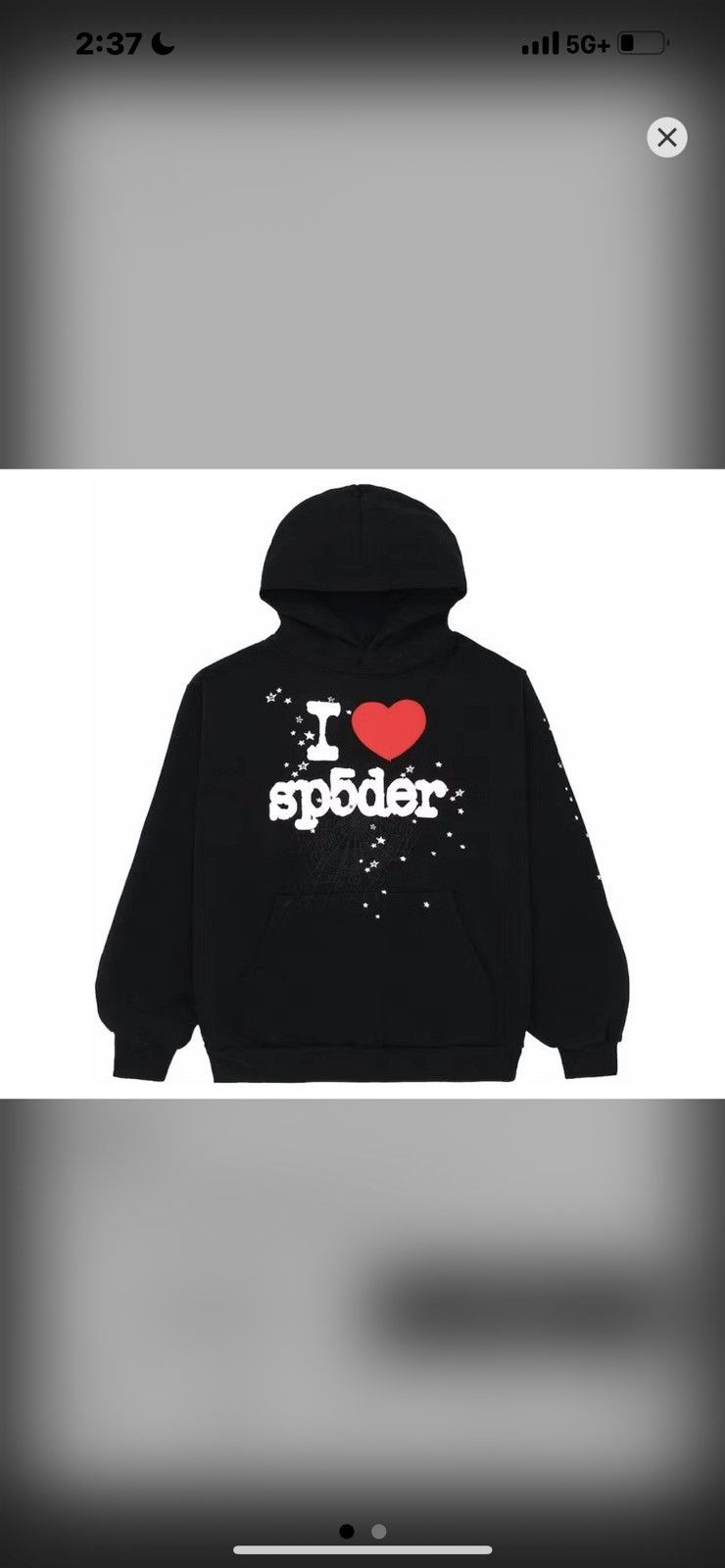I Love Spider Hoodie | Grailed