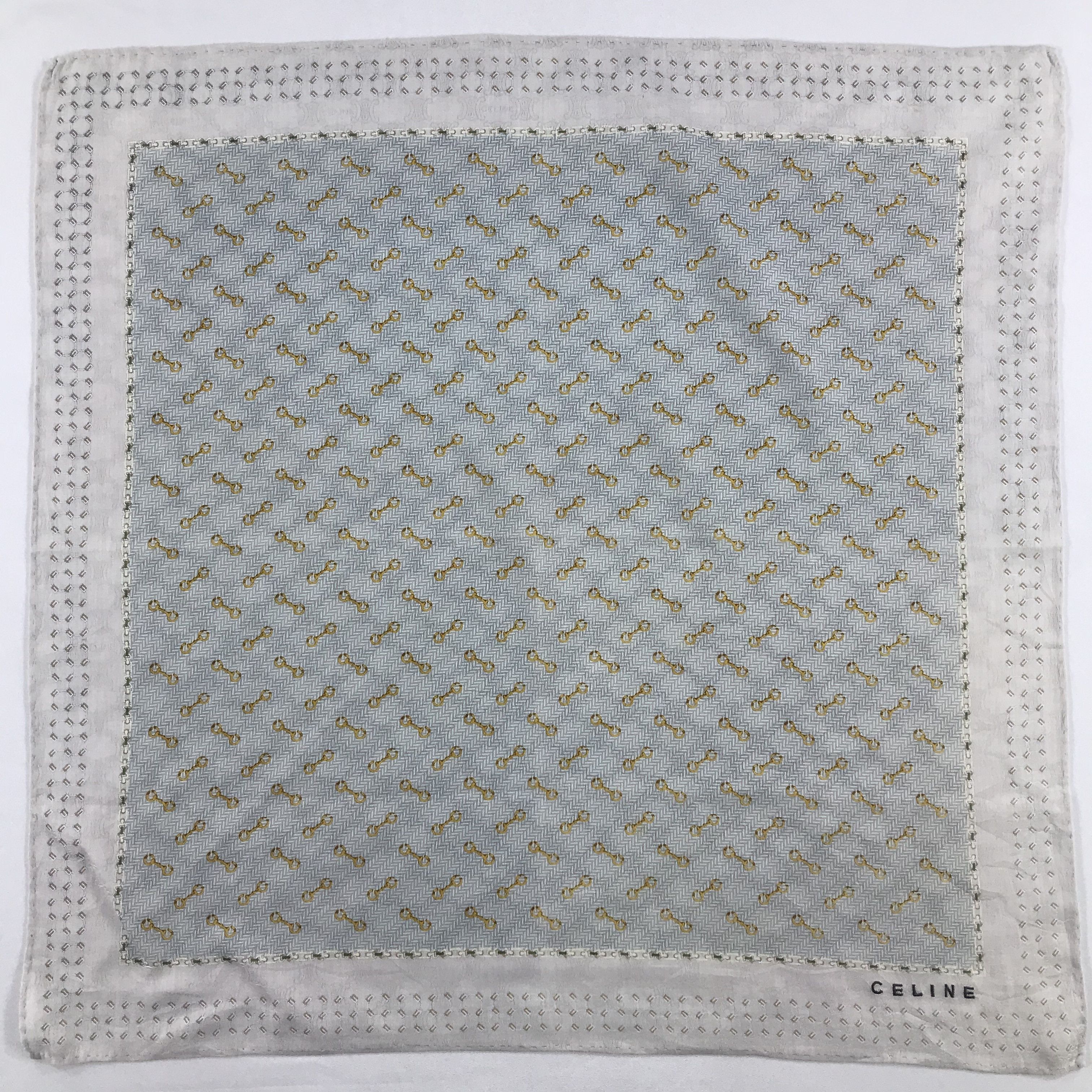 Celine × Vintage Celine Bandana / Handkerchief / Neckerchief - S1975 Size ONE SIZE - 1 Thumbnail