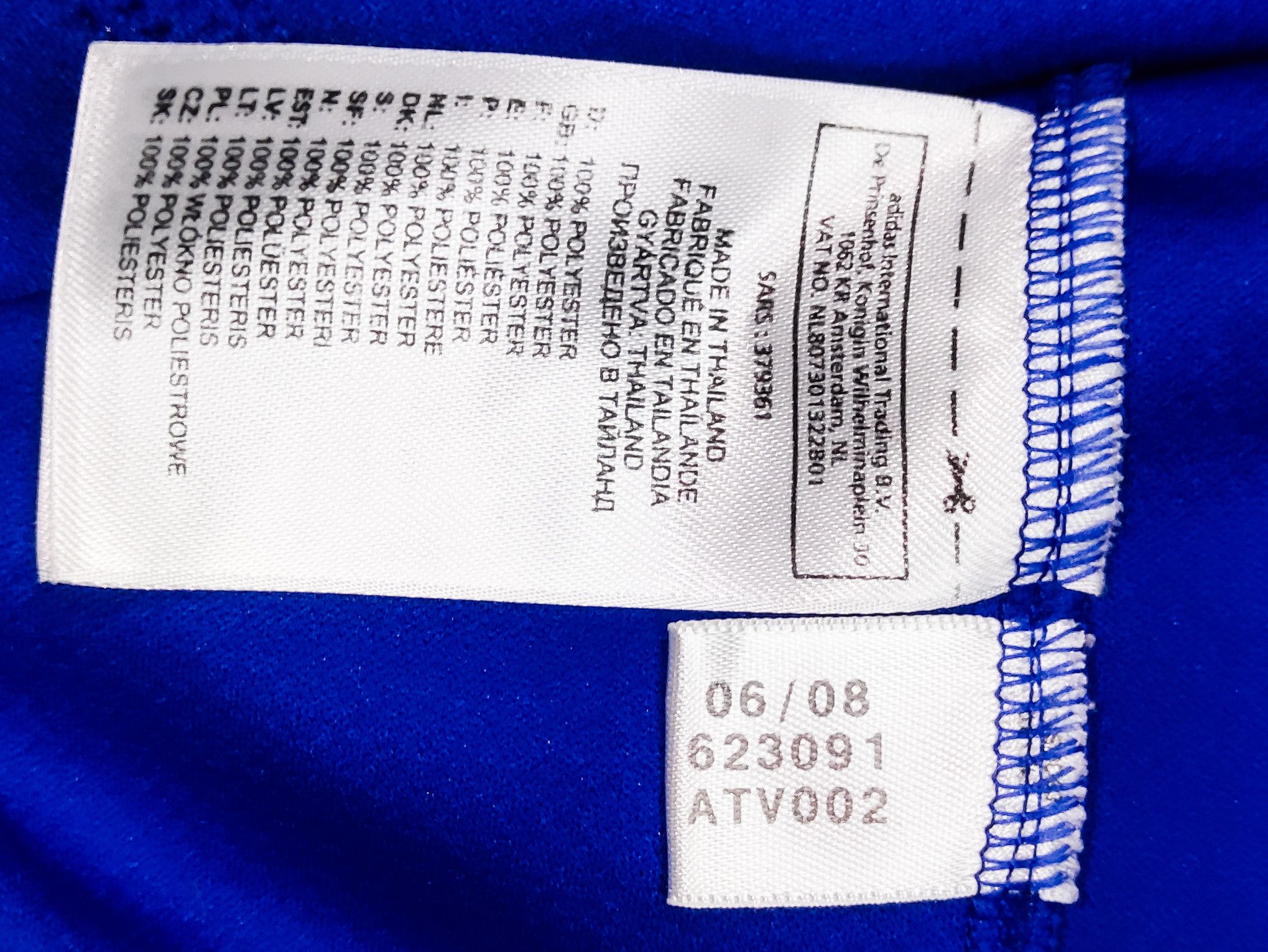 Adidas Dynamo Kyiv 2009 2010 Adidas Home Shirt Ukraine Vintage Size US M / EU 48-50 / 2 - 4 Thumbnail