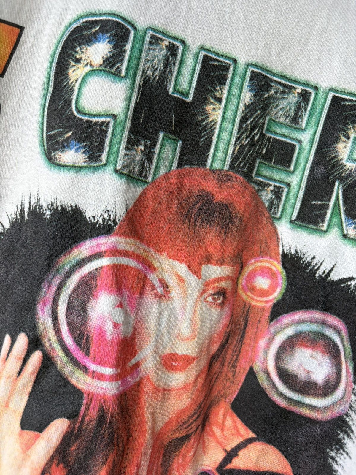 Vintage Vintage Cher 2000 Tour Tee Size US XL / EU 56 / 4 - 2 Thumbnail