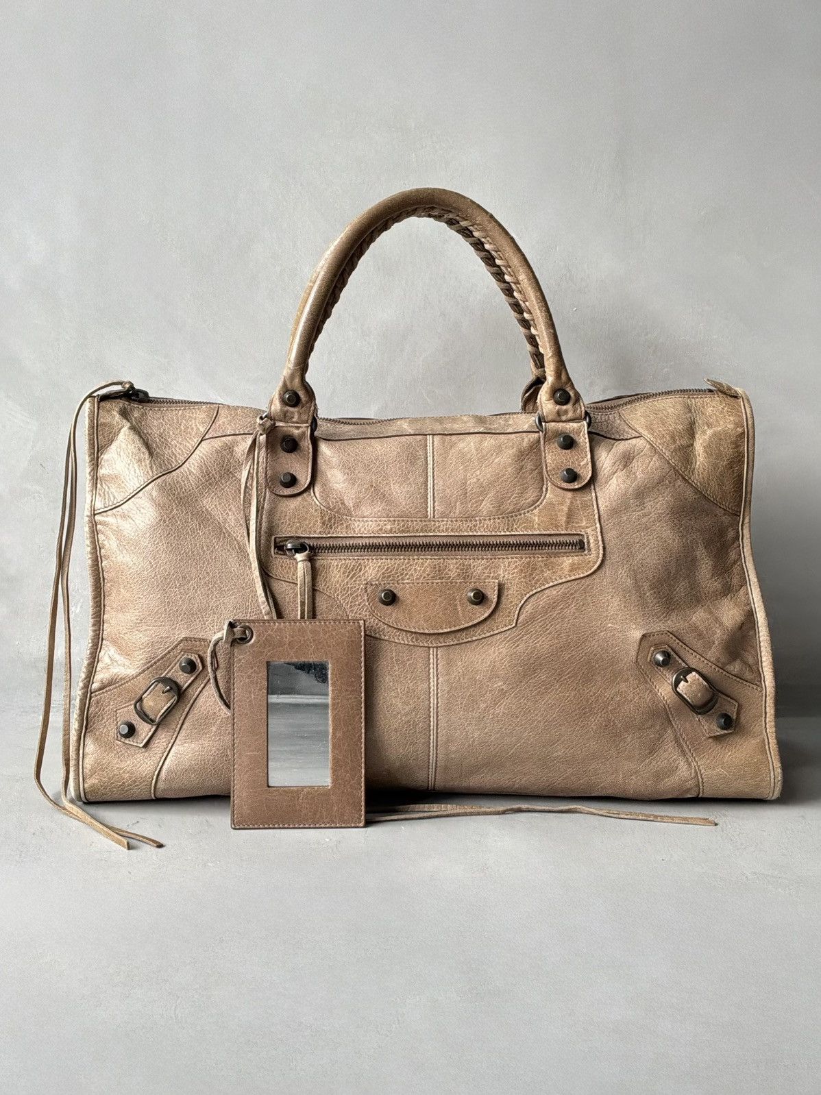 Balenciaga Balenciaga - City ‘Work’ - Brown Lambskin Bag Size ONE SIZE - 1 Thumbnail