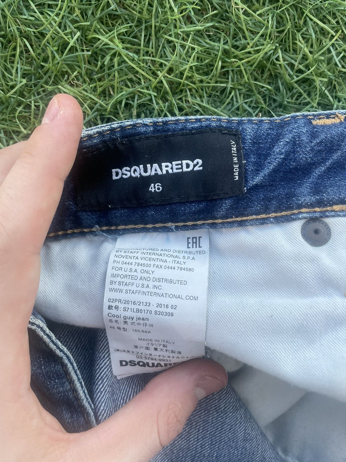 Designer × Dsquared2 Dsquared Distressed Cool Guy Jeans Size US 29 - 8 Thumbnail