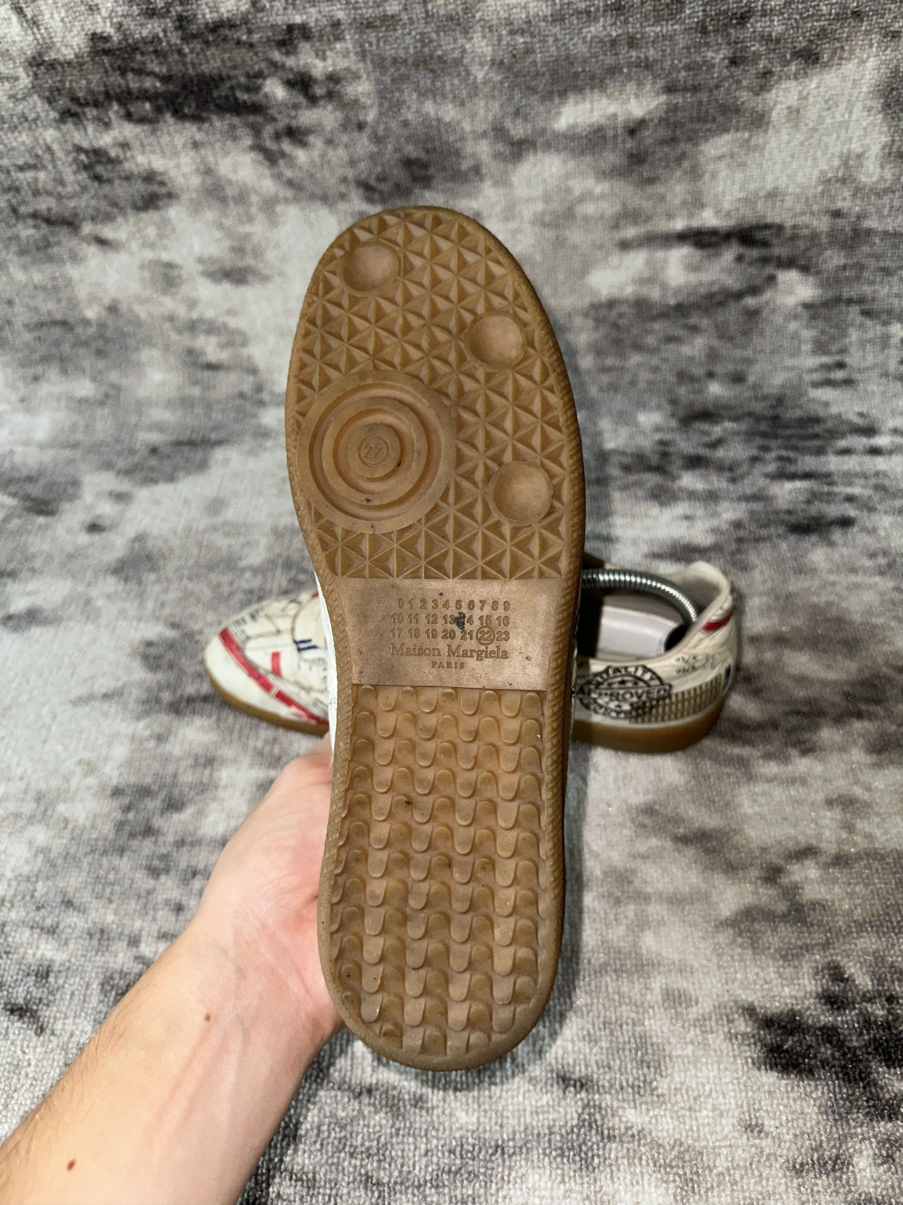 Maison Margiela Maison Margiela Replica GAT “Postal/Stamp Print” Size US 8 / EU 41 - 7 Thumbnail