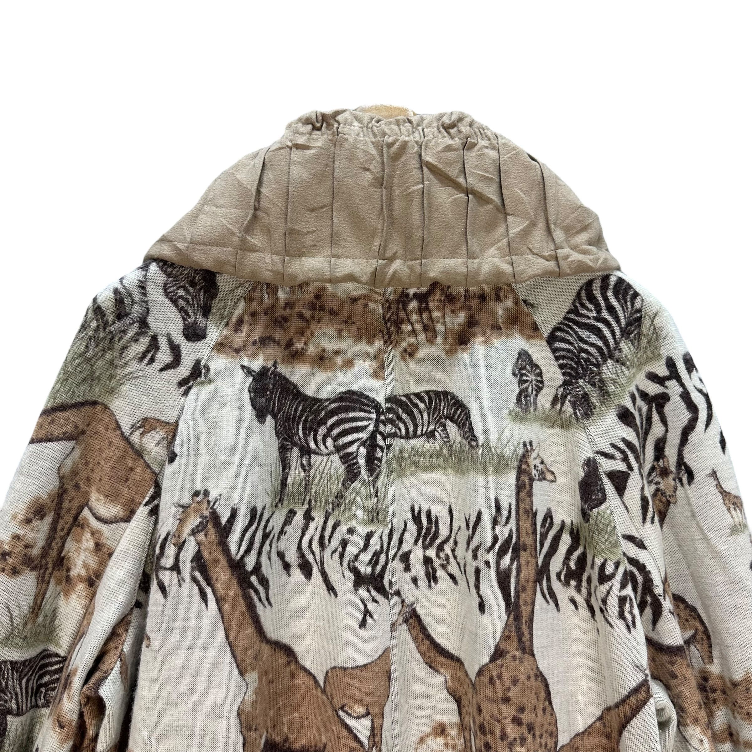 Japanese Brand GOJI LA MODA ANIMAL OVERPRINT LONG COAT JACKET #9003-47 Size XL / US 12-14 / IT 48-50 - 13 Thumbnail
