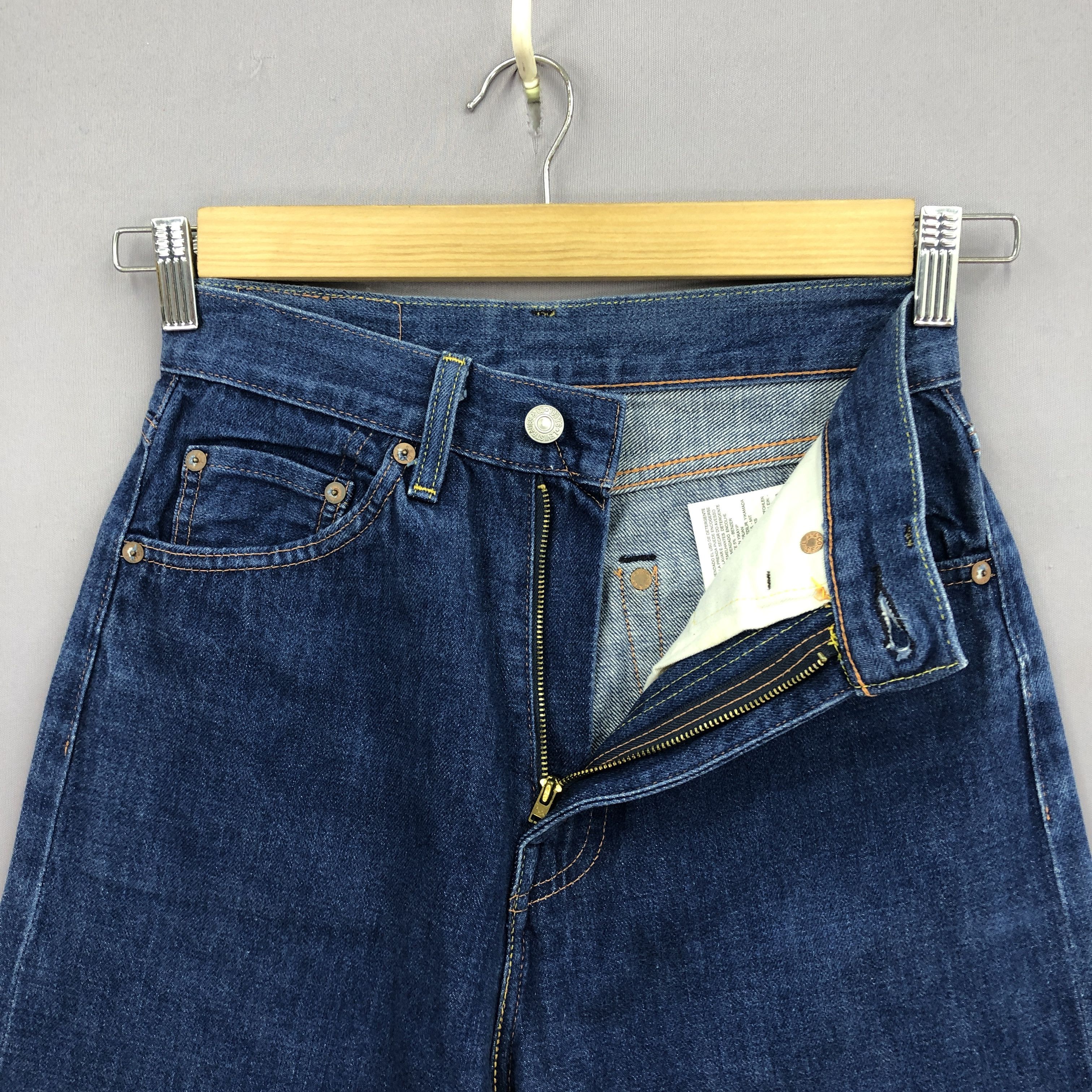 Levi's Vintage Levis 701 Selvedge Jeans Levi's Redline Denim Size 24" / US 00 / IT 34 - 7 Thumbnail