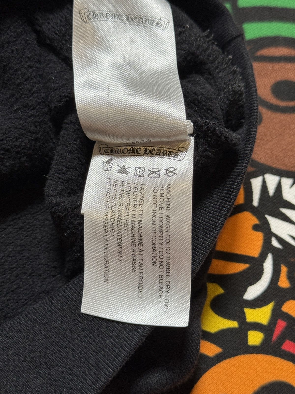 Chrome Hearts Chrome Hearts Black Script Logo Pullover Hoodie Size US M / EU 48-50 / 2 - 8 Thumbnail