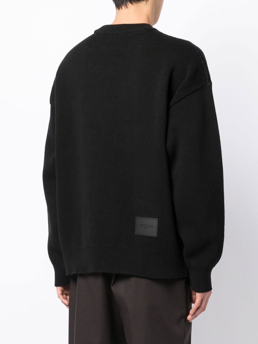 WE11DONE o1mris0824 Knit Pullover in Black Size US M / EU 48-50 / 2 - 6 Thumbnail
