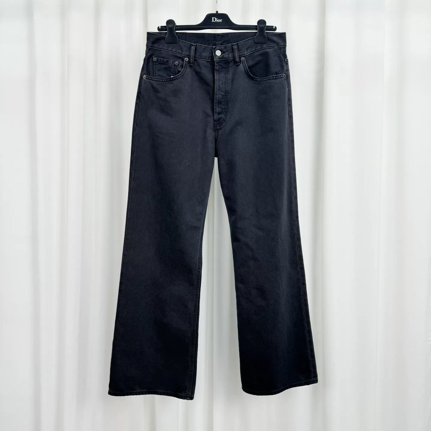 Acne Studios acne studios gray washed denim pants Size US 31 - 1 Thumbnail