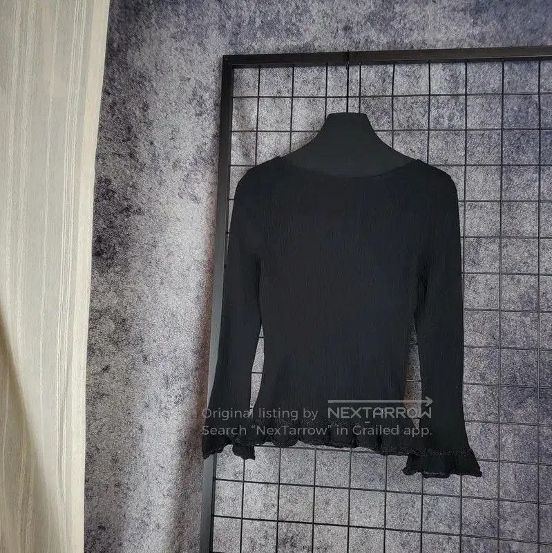 Chanel Chanel Black Cashmere Long Sleeve Top . Size M / US 6-8 / IT 42-44 - 2 Thumbnail