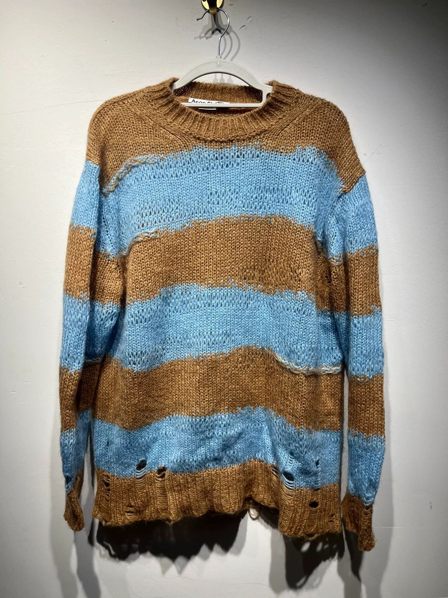 Acne Studios Acne Studios Striped Blue Sweater XS Women Size XS / US 0-2 / IT 36-38 - 1 Thumbnail