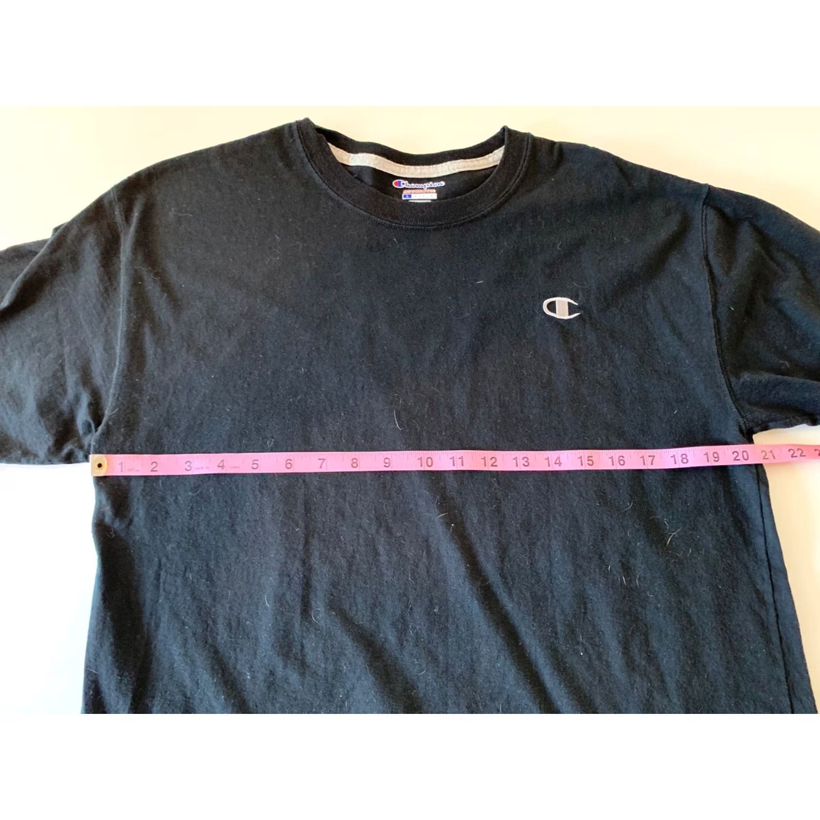 Champion Champion T-Shirt Men’s Size L Black Short Sleeve Crewneck Solid Shirt Size US L / EU 52-54 / 3 - 5 Thumbnail