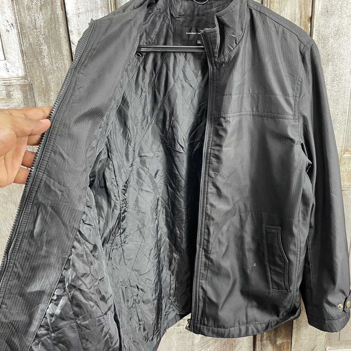 Designer × Kansai Yamamoto Vintage Kansai Yamamoto All Black Jacket Size US M / EU 48-50 / 2 - 3 Thumbnail