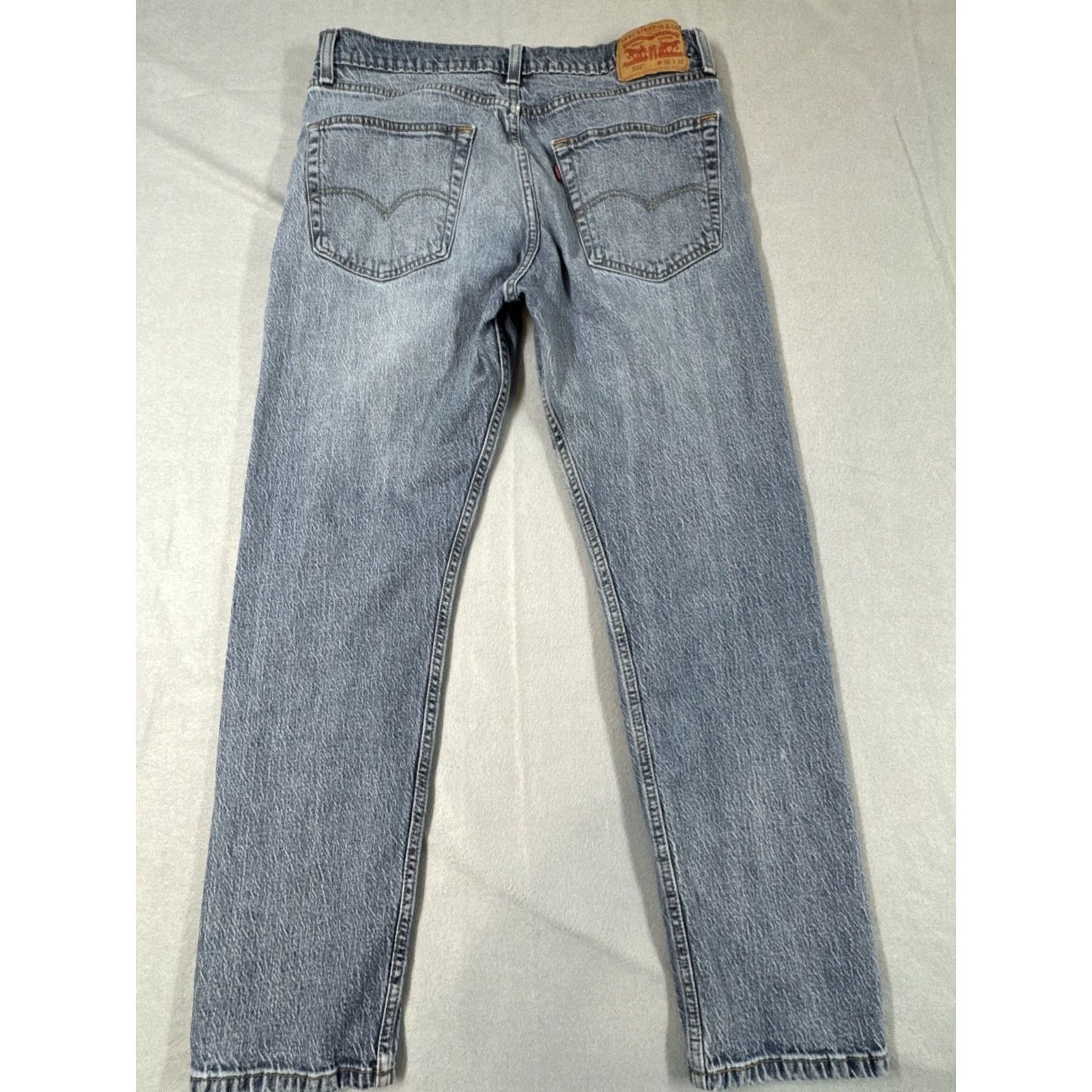 Levi's Levi'S 502 Jeans Men Blue High Rise Straight Fit Medium Wash Size US 36 / EU 52 - 7 Thumbnail
