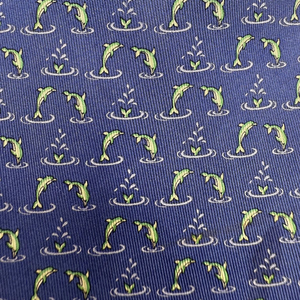 Salvatore Ferragamo Salvatore Ferragamo Silk Tie, Navy, Made in Italy Size ONE SIZE - 3 Thumbnail