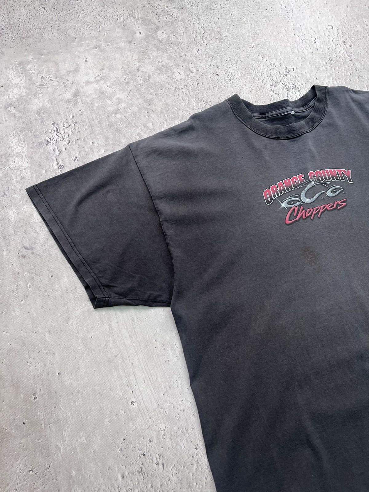 Vintage × West Coast Choppers Vintage Y2K Orange County Choppers Flame Graphic Tee Shirt Size US L / EU 52-54 / 3 - 2 Thumbnail