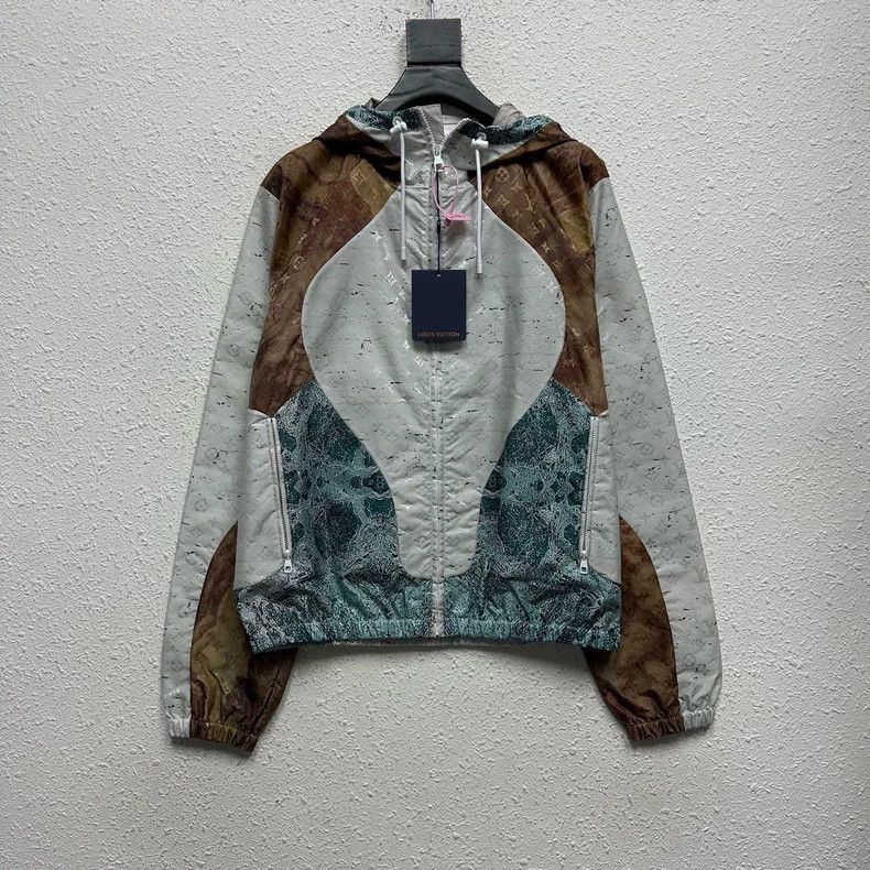 Louis Vuitton Louis Vuitton Marble Pattern Windbreaker Jacket Size US L / EU 52-54 / 3 - 1 Thumbnail