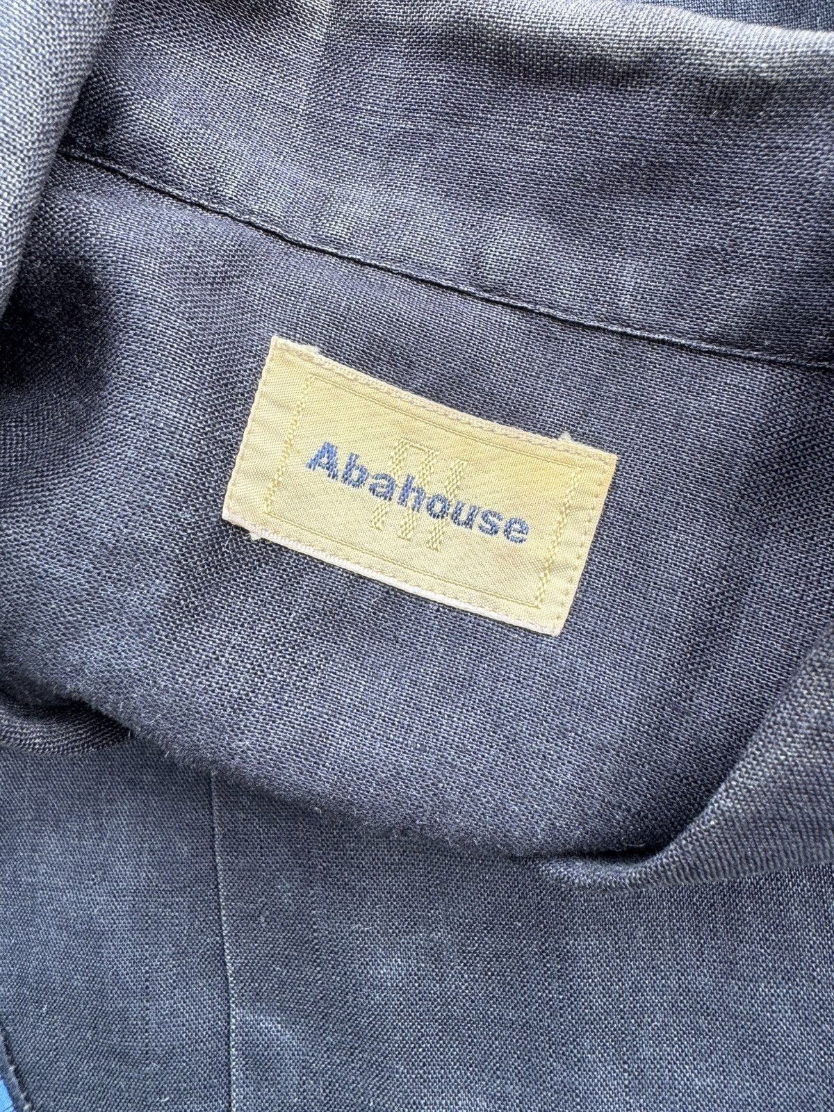 ABAHOUSE Abahouse Faded Indigo Patch Shirt Size US XXL / EU 58 / 5 - 11 Thumbnail