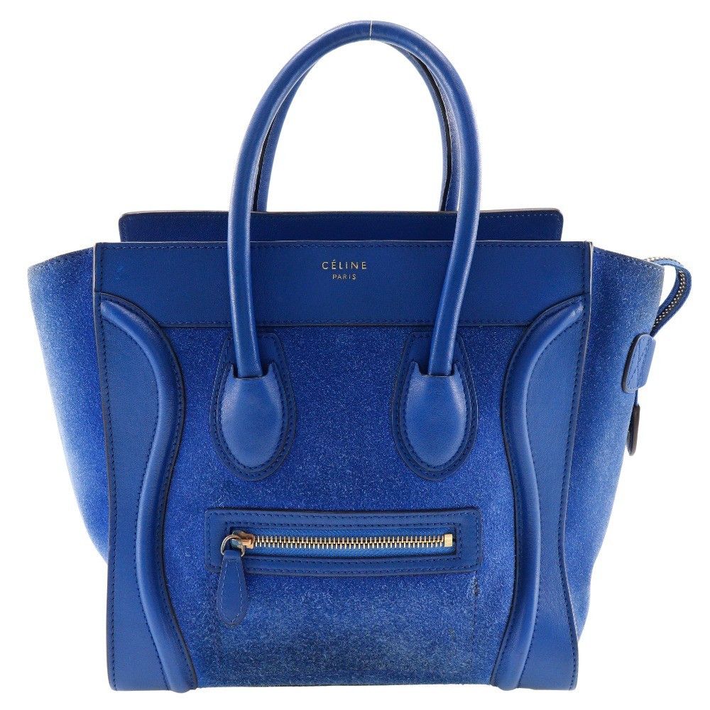 Celine Celine Luggage Bag Suede Size ONE SIZE - 1 Thumbnail