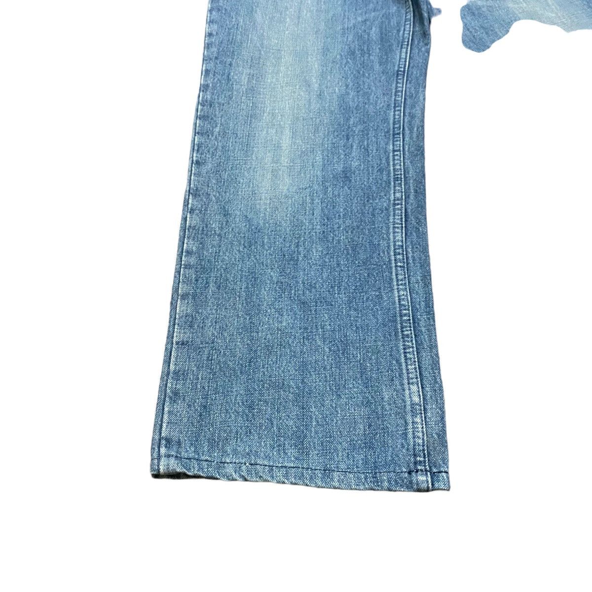 Japanese Brand Devilock Denim Blue Fade Jeans Size US 32 / EU 48 - 7 Thumbnail