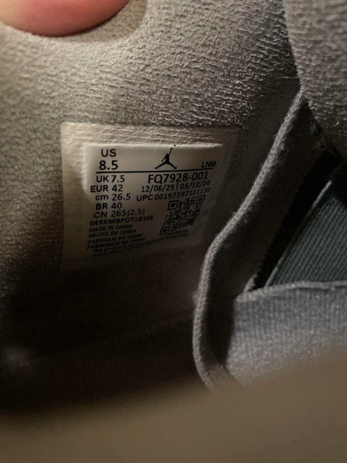 Jordan Brand Jordan 4 Wet Cement Size US 8.5 / EU 41-42 - 5 Thumbnail