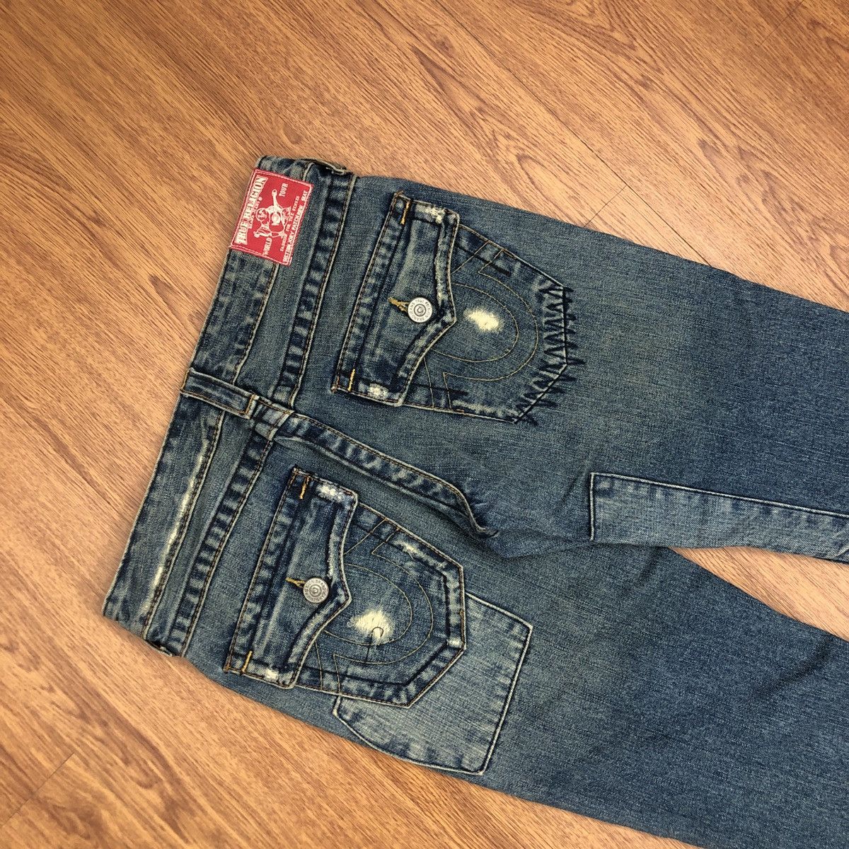 True Religion × Vintage True Religion patchwork jeans Size 30" / US 8 / IT 44 - 4 Thumbnail