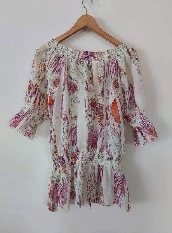 Vintage BPC vintage sheer tunic XS-M Size S / US 4 / IT 40 - 3 Thumbnail