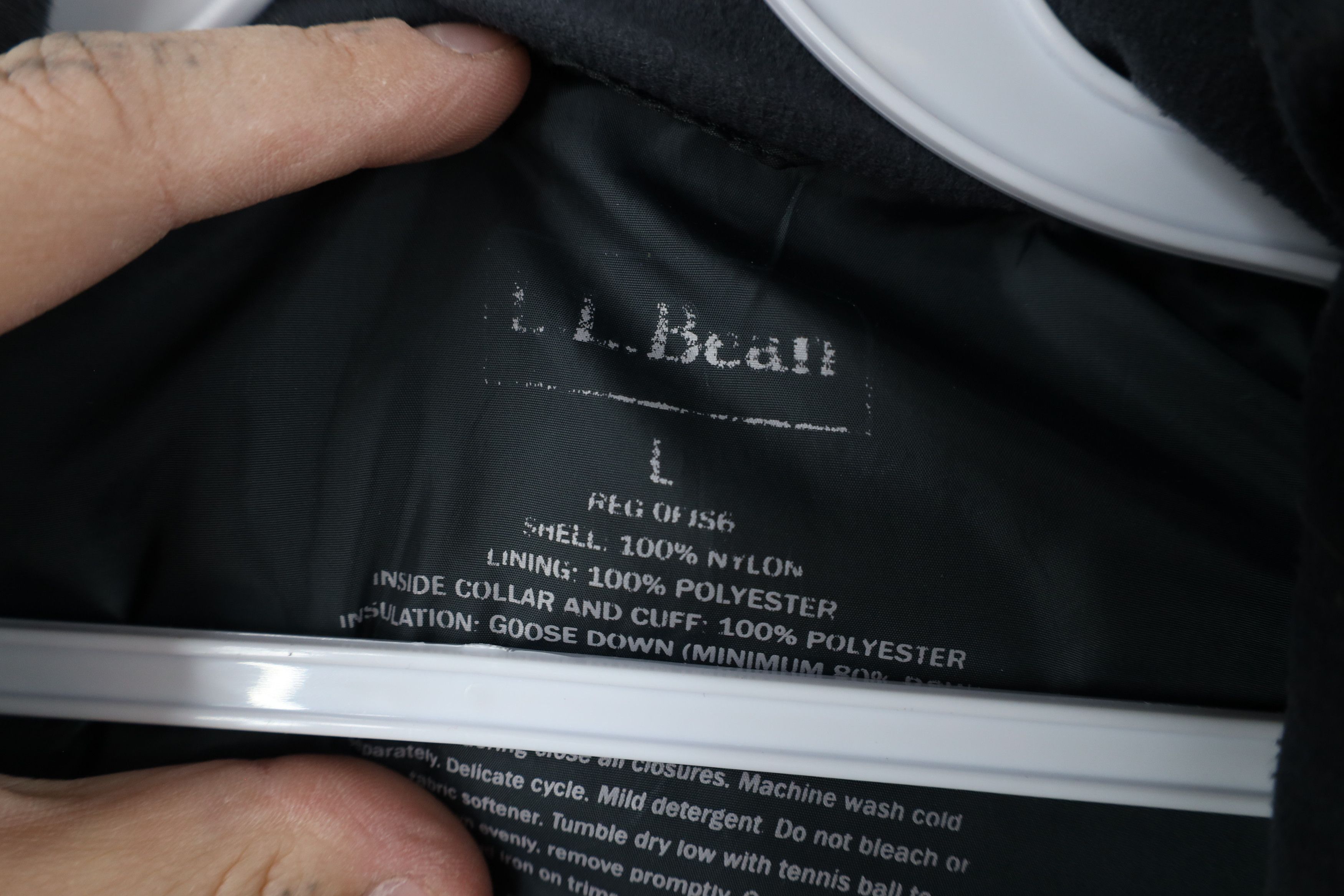 L.L. Bean × Vintage LL Bean Goose Down Insulated Hooded Puffer Jacket Black Size L / US 10 / IT 46 - 7 Thumbnail