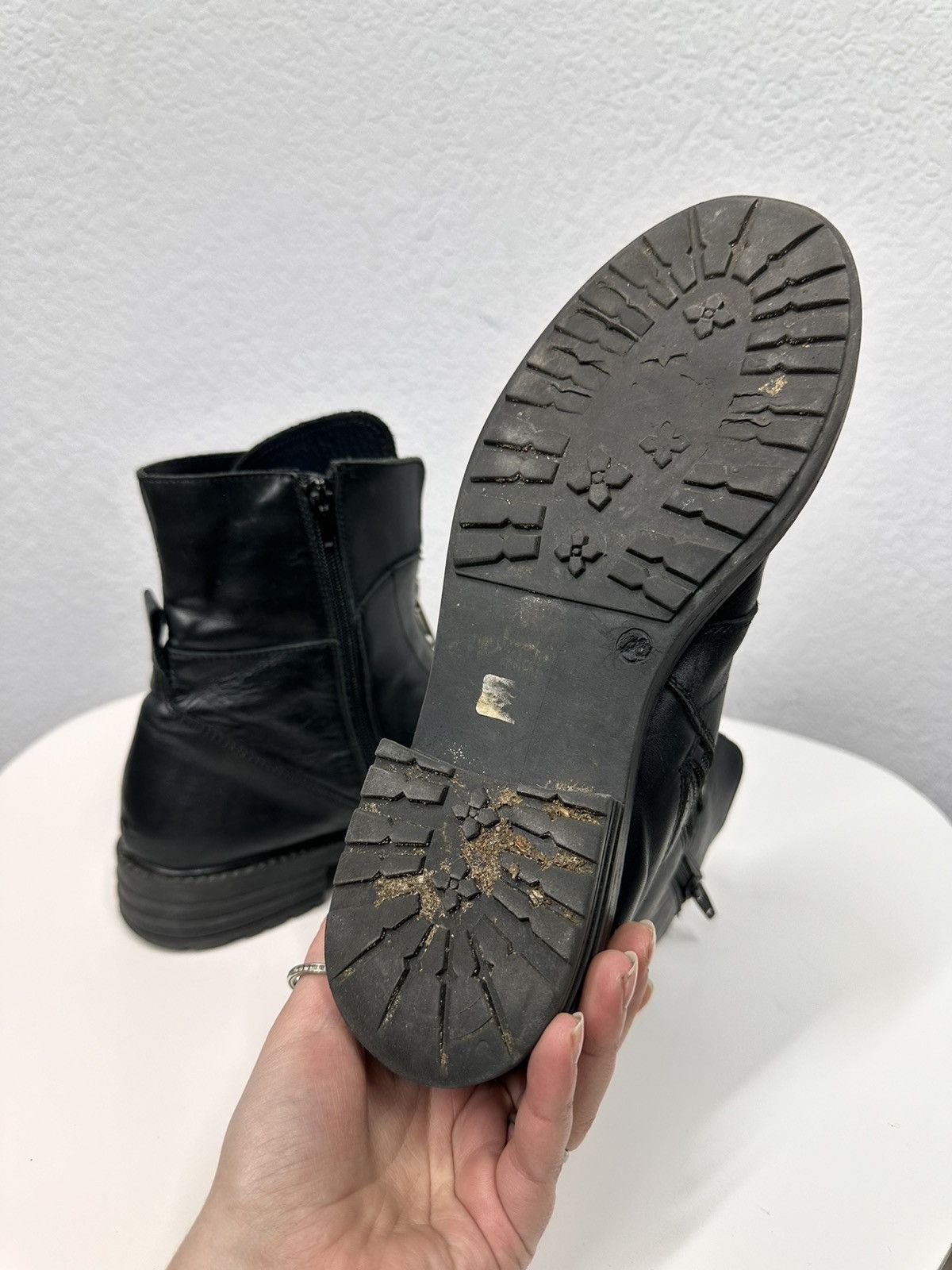 KMRii Vintage Leather Metal Boots Balenciaga Style AS 98 japan Size US 8 / EU 41 - 9 Thumbnail
