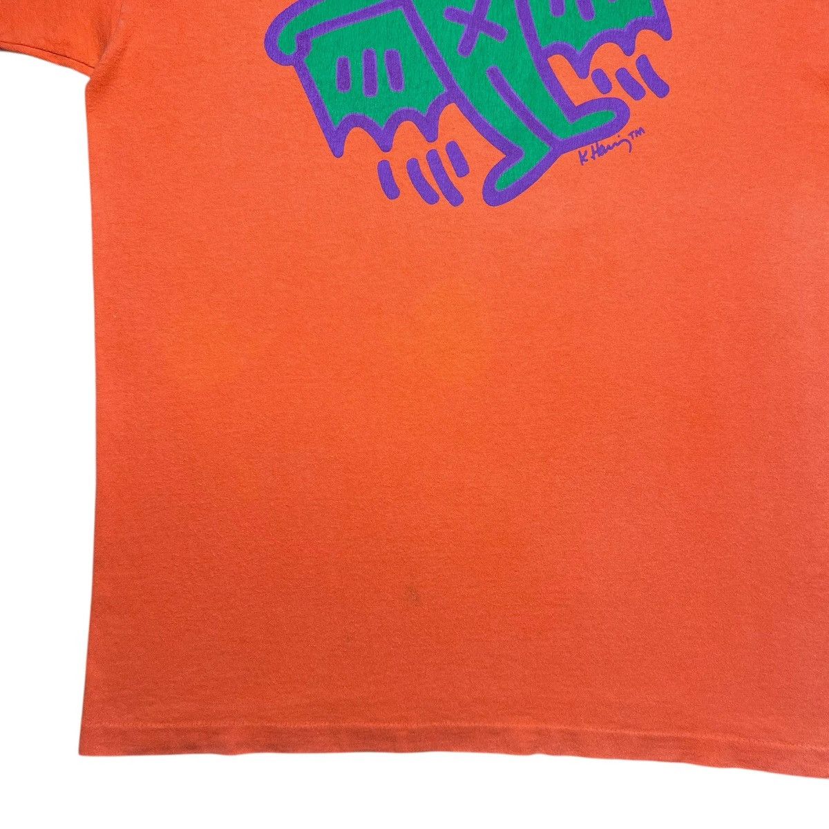Other 1980s Keith Haring Batman Angel Devil Pop Shop Art T-Shirt Size US M / EU 48-50 / 2 - 12 Thumbnail