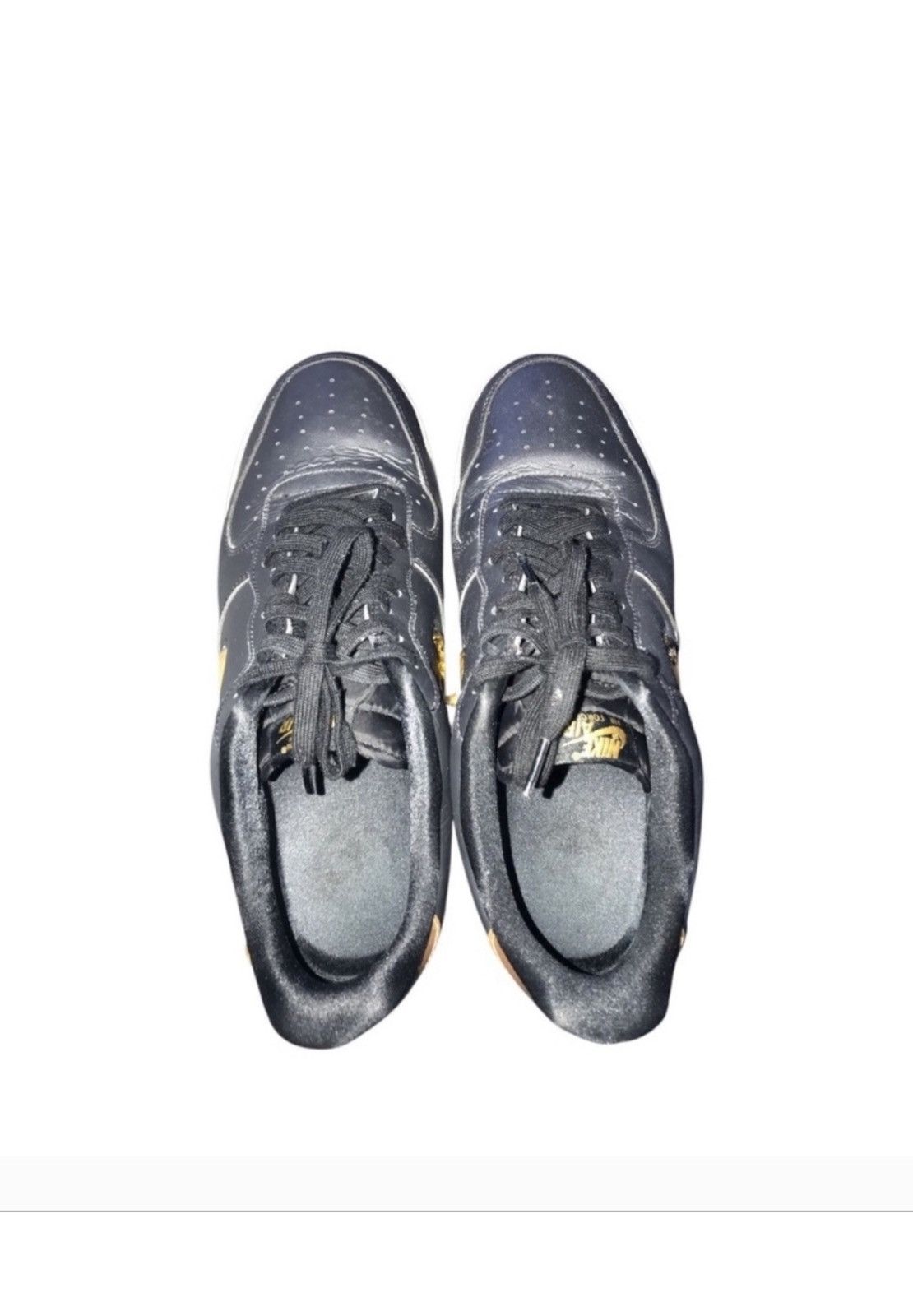Nike Nike Air Force 1 Low Jewel BLK Metallic Gold AJ9507-003 13 Size US 13 / EU 46 - 5 Thumbnail
