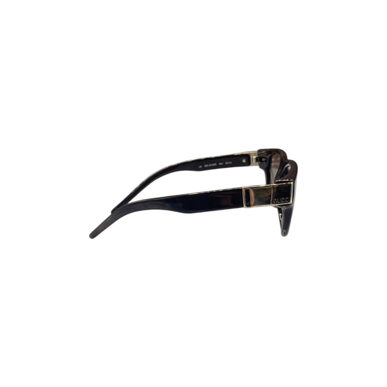 Gucci Brown Chunky Flat Top Sunglasses Size ONE SIZE - 4 Thumbnail
