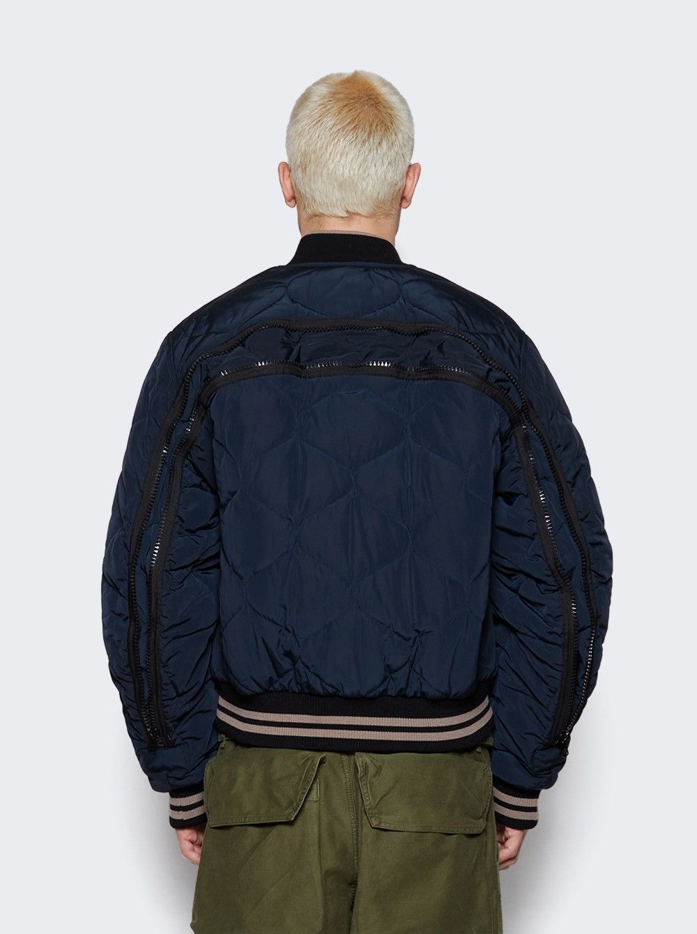 Dries Van Noten Dries Van Noten Quilted Zipped Bomber Jacket Size US L / EU 52-54 / 3 - 4 Thumbnail