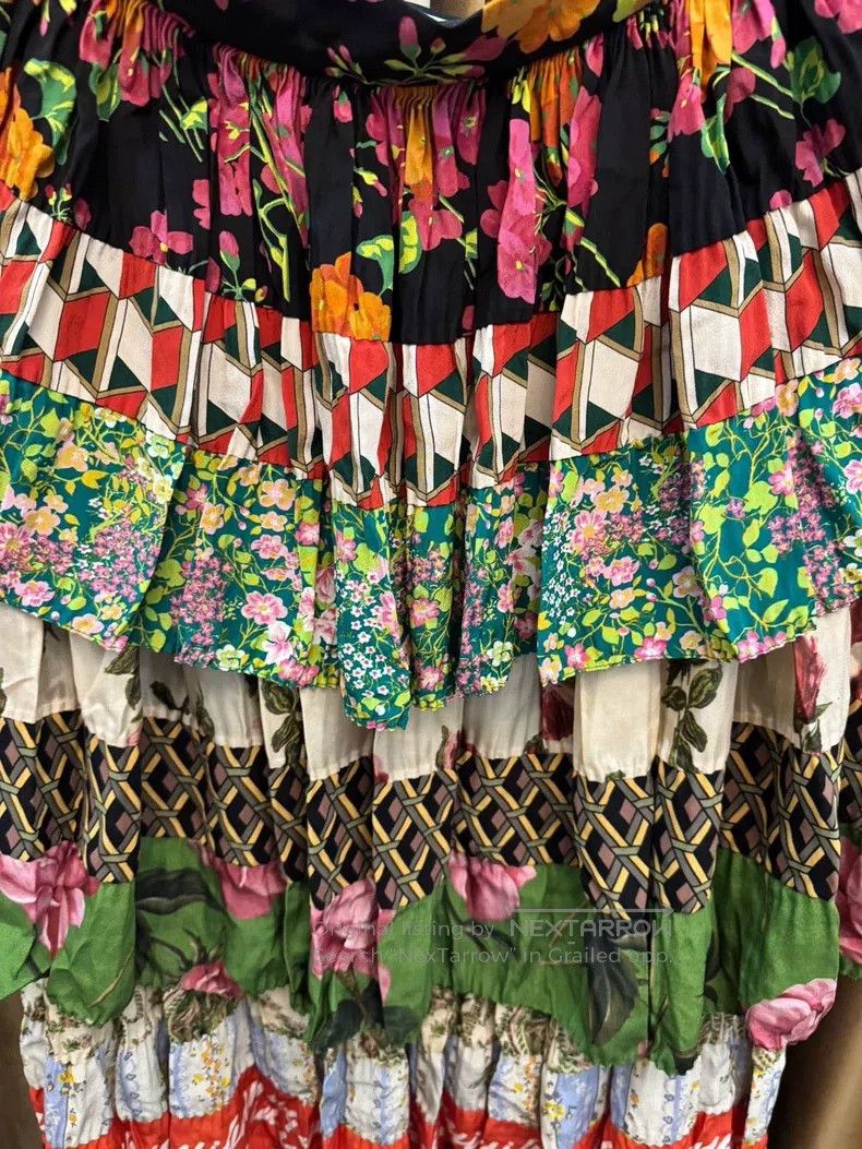 Gucci Gucci Floral skirt Size 25" / US 0 / IT 36 - 6 Thumbnail