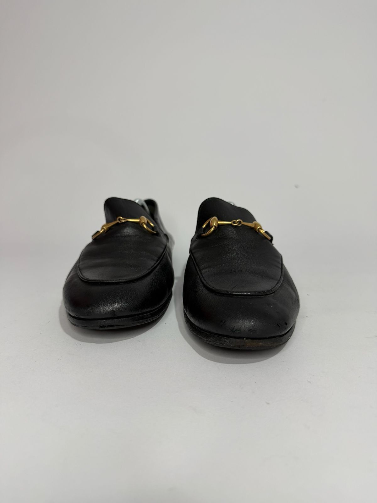 Gucci GUCCI BLACK WOMENS LOAFERS EU37.5 Size US 7.5 / IT 37.5 - 3 Thumbnail