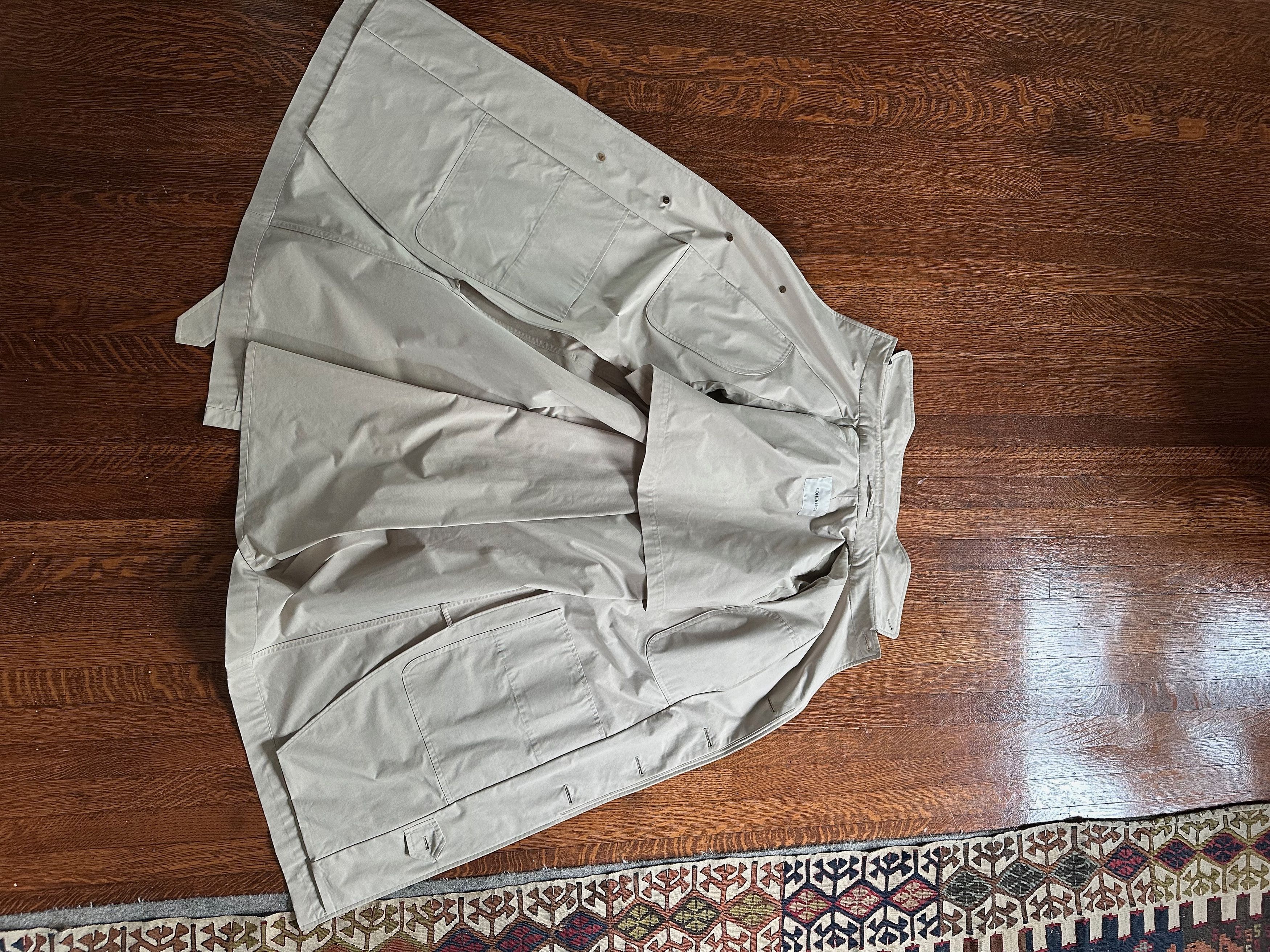 Japanese Brand Coherence SID Twill Jersey Trench/Rain Coat Size US M / EU 48-50 / 2 - 5 Thumbnail