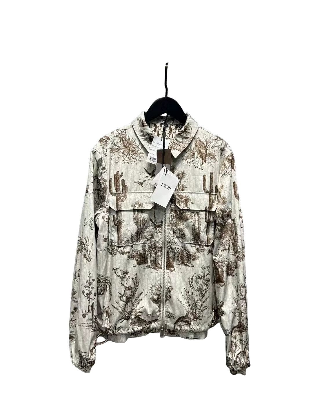 Dior Dior x Travis Scott Cactus Print Zip Jacket Size 48 Size US M / EU 48-50 / 2 - 1 Thumbnail