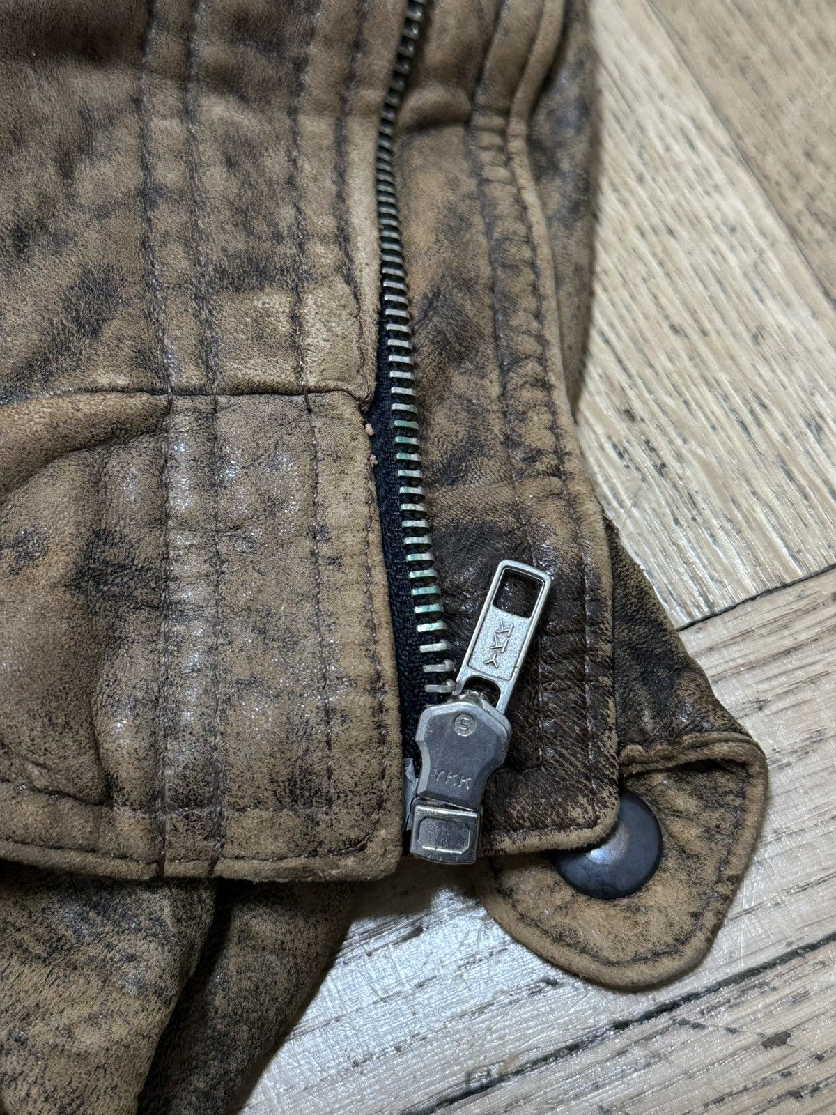 Alpha Industries Avant-Garde Oversized Vintage Leather Jacket L Size Size US L / EU 52-54 / 3 - 13 Thumbnail