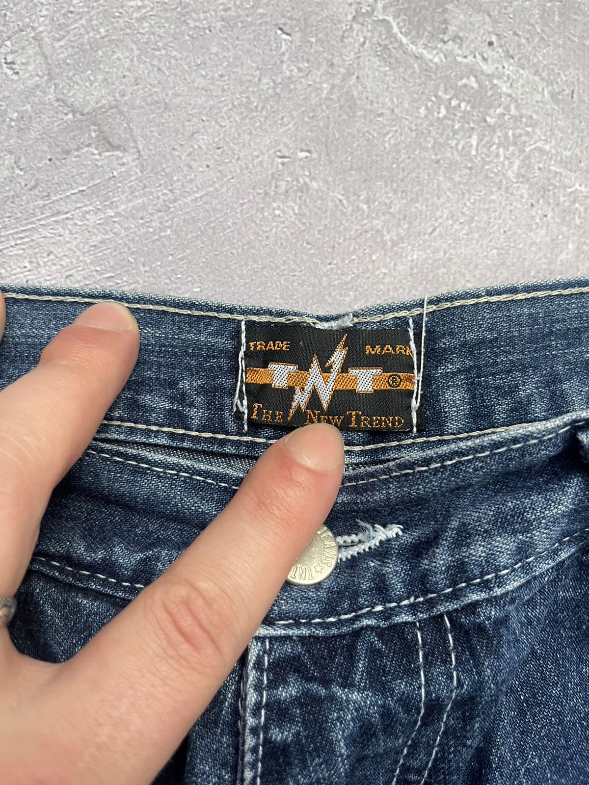 Japanese Brand Vintage TNT Y2k The New Trend Baggy Rap Pants Double Knee Size US 28 / EU 44 - 10 Thumbnail