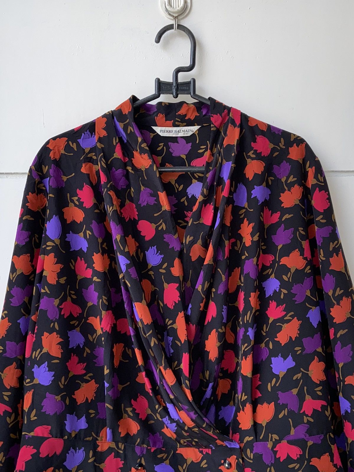 Pierre Balmain PIERRE BALMAIN Flower Motive Blouse Size M / US 6-8 / IT 42-44 - 2 Thumbnail