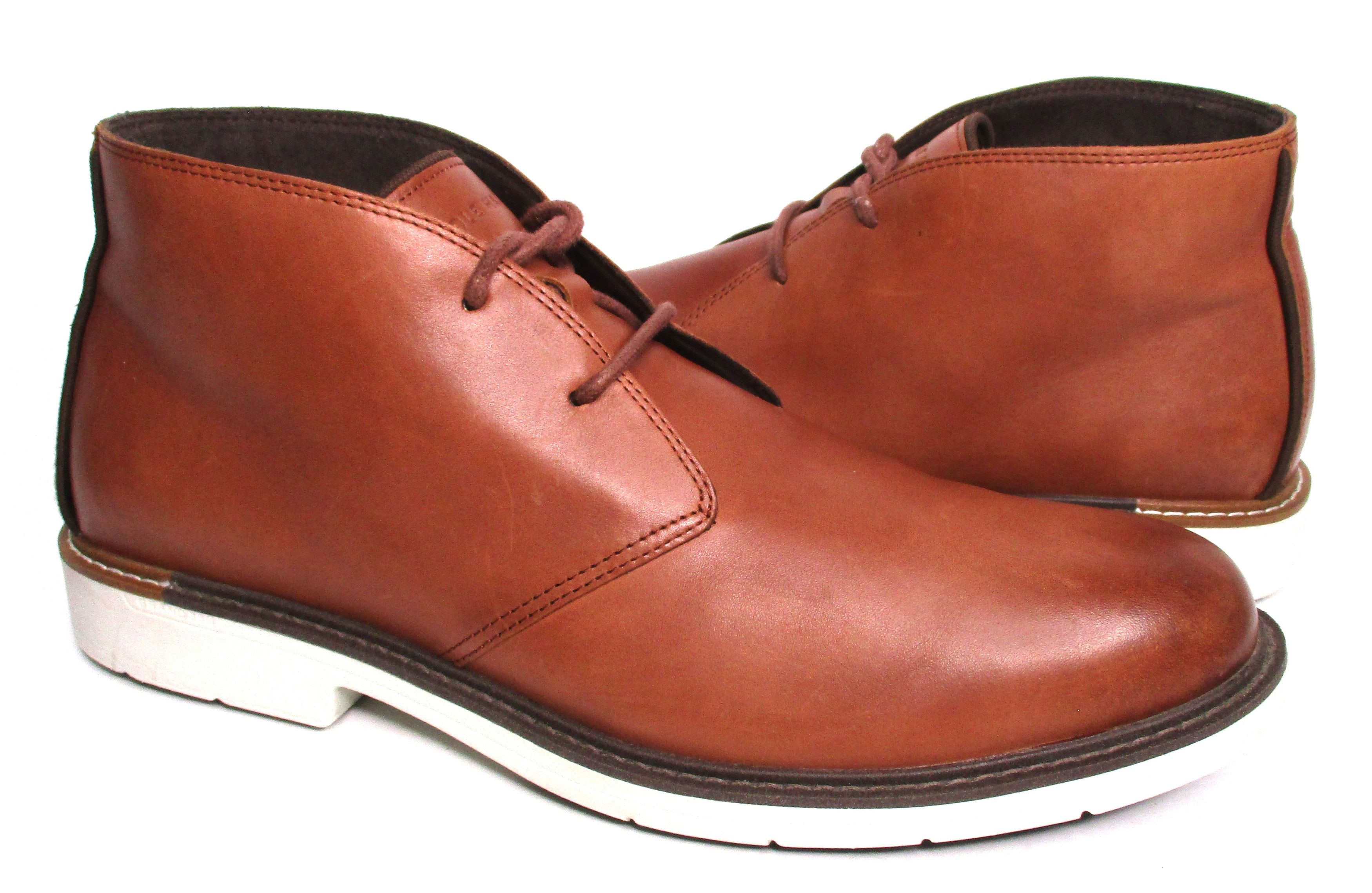 Other COLE HAAN Men's Woodbury Brown Leather Chukka Boots Sz 13 Size US 13 / EU 46 - 1 Thumbnail