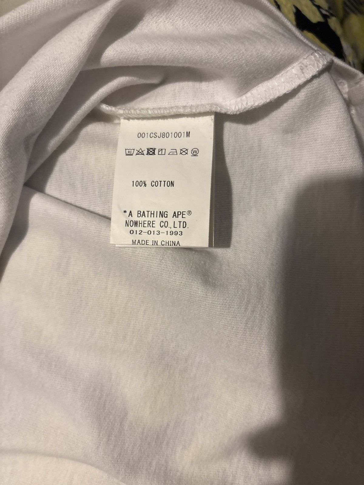 Bape BAPE Overprinted Ape Head Tee Size US S / EU 44-46 / 1 - 4 Thumbnail