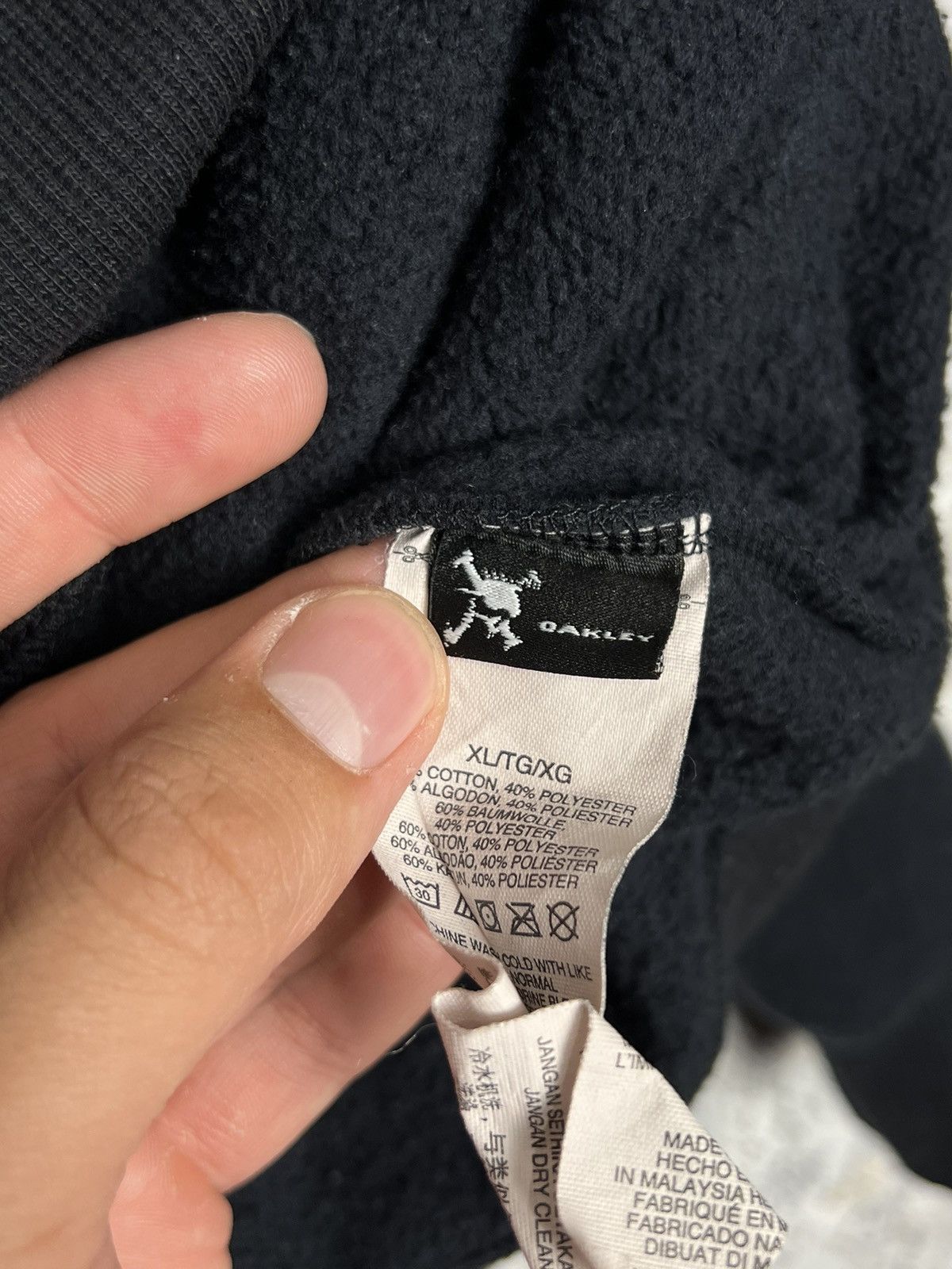 Oakley × Vintage Y2K Vintage Oakley Big Logo Zip Up Hoodie Streetwear Size US XL / EU 56 / 4 - 5 Thumbnail