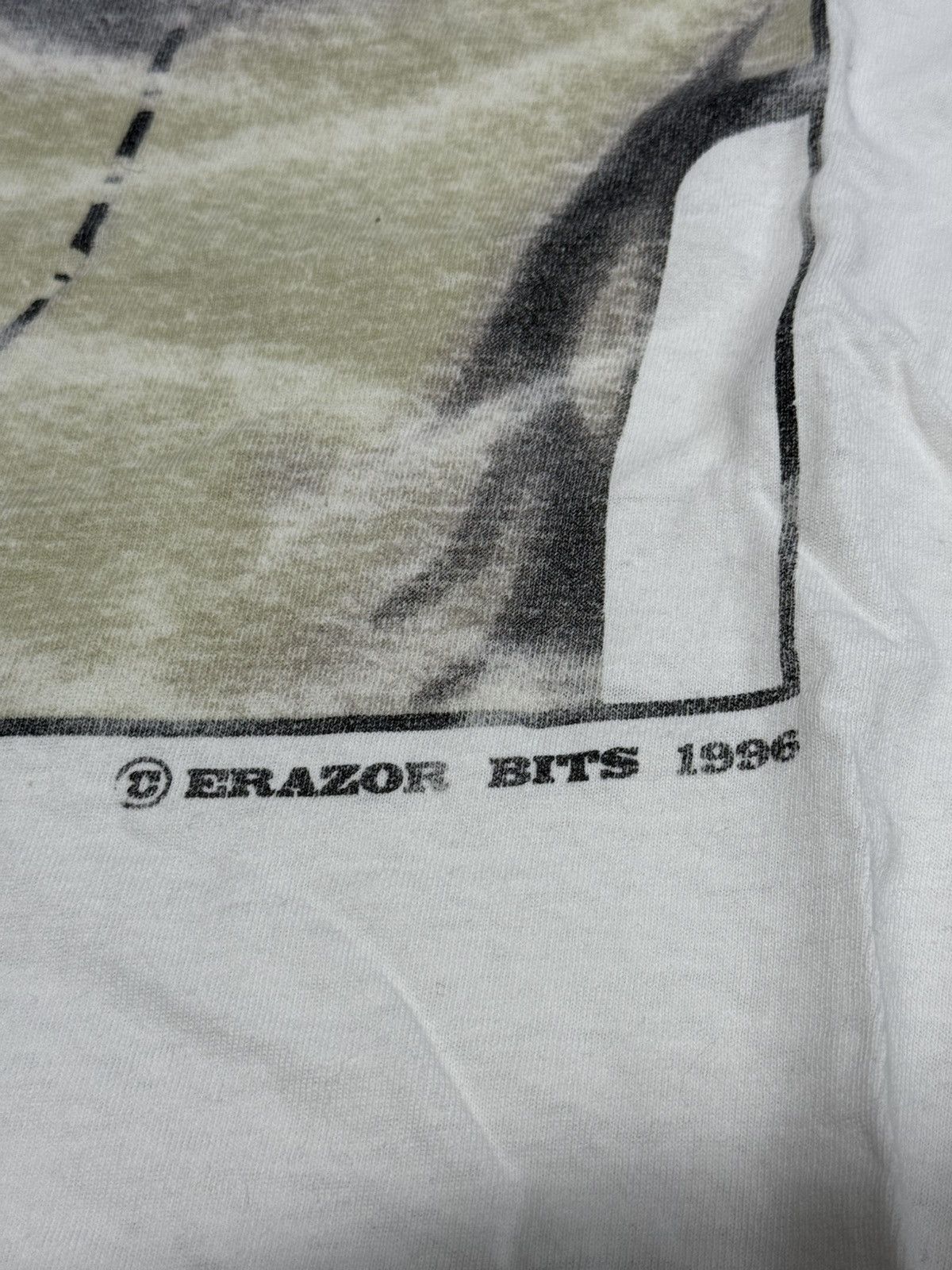 Vintage Vintage 90’s Alien Jim Morrison Parody T-Shirt Size Large Size US L / EU 52-54 / 3 - 3 Thumbnail