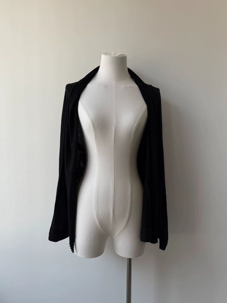 Yohji Yamamoto Yohji Yamamoto Yohji Yamamoto Black Knit Cardigan Sweater Size US M / EU 48-50 / 2 - 3 Thumbnail