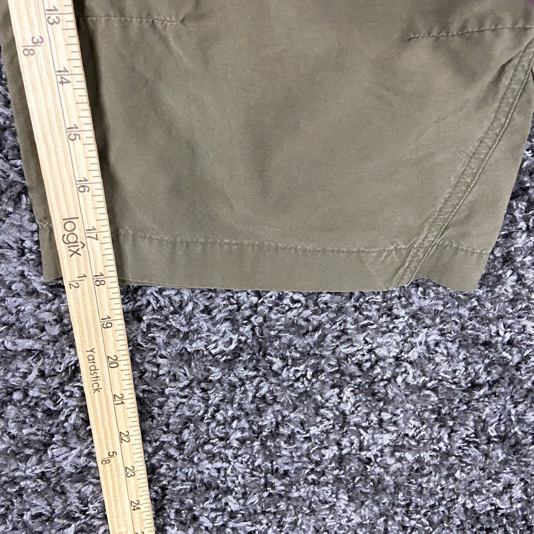 Vintage COLUMBIA Green Bermuda Shorts Women's L Regular Size 36" / US 14 / IT 50 - 7 Thumbnail